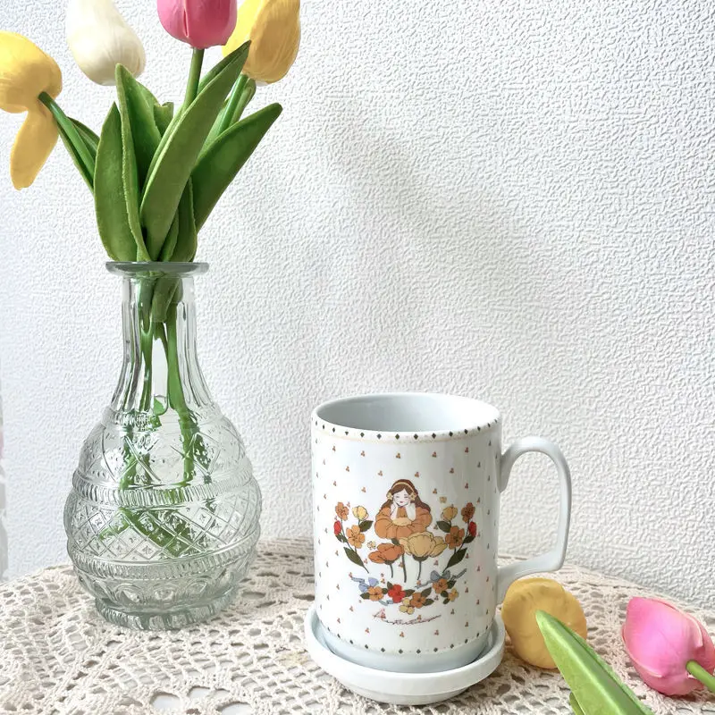 Креативная французская кружка керамические кружки с дренажом для чая и крышкой