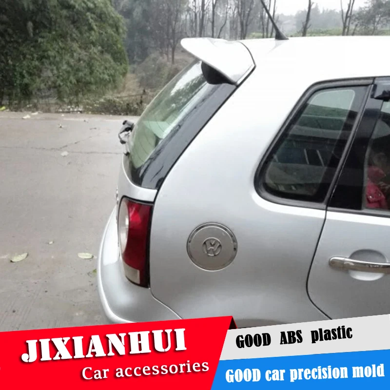 Спойлер для Polo 2006 2009 Volkswagen спойлер ABT из АБС пластика цвет заднего крыла