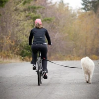dog nylon elastic bicycle traction belt rope dog leash bike attachment pet walk run jogging distance keeper hand free pets leash