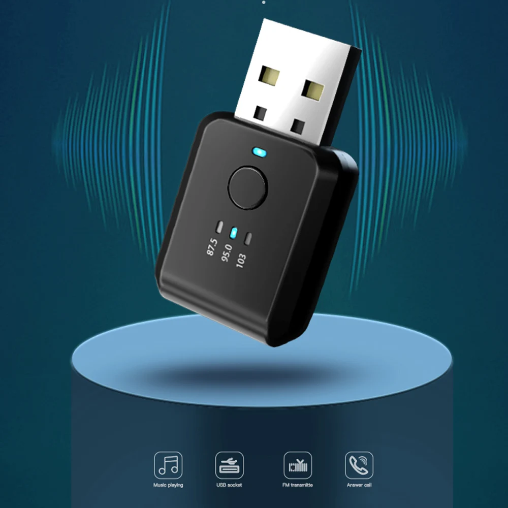 FM-трансмиттер автомобильный с поддержкой Bluetooth 5 1 и MP3 | Автомобили мотоциклы