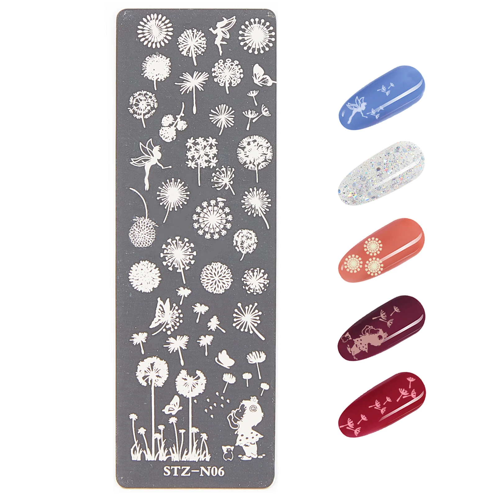 

Lace Flowers Stamping Plate Nail Art Templates Geometric Line Patterns For Nails Printing Mold Nail Stencil Tools