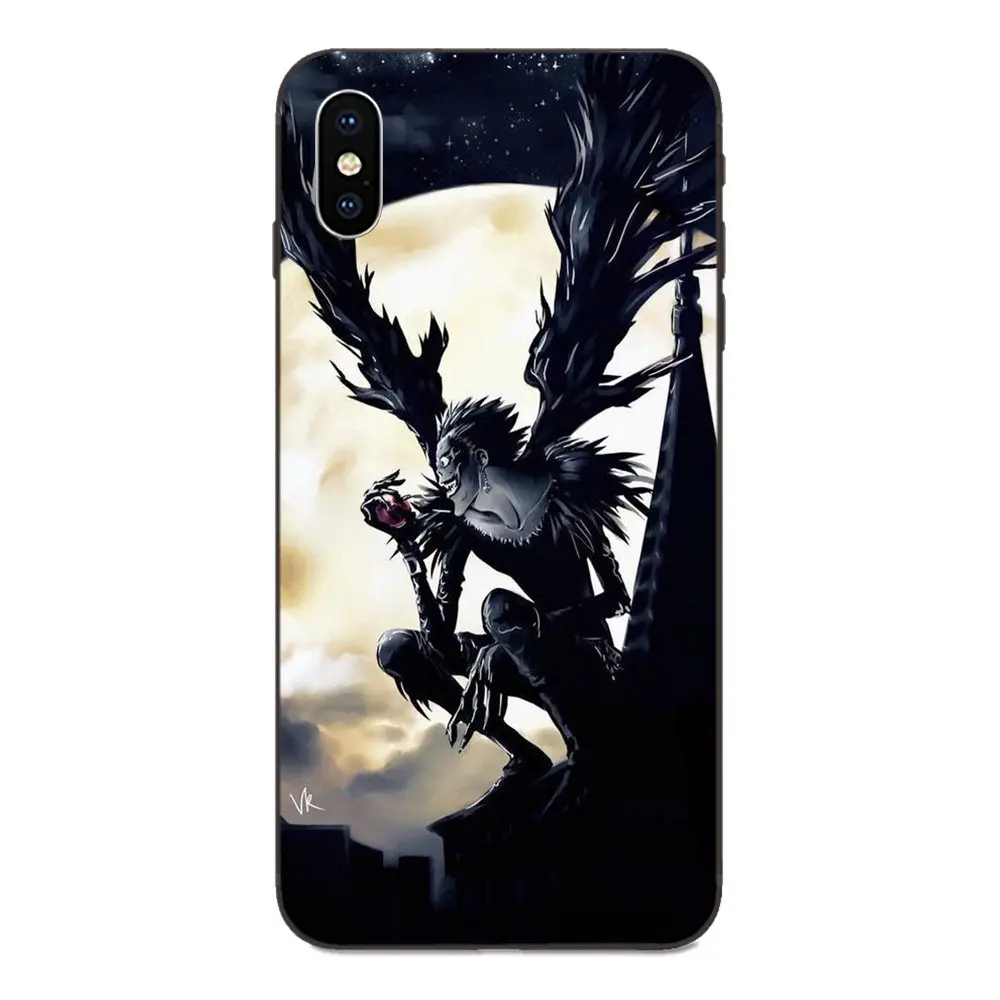 Чехол для Apple iPhone 4 4S 5 5S SE 6 6S 7 8 Plus X XS Max XR из ТПУ с дизайном аниме Death Note | Мобильные