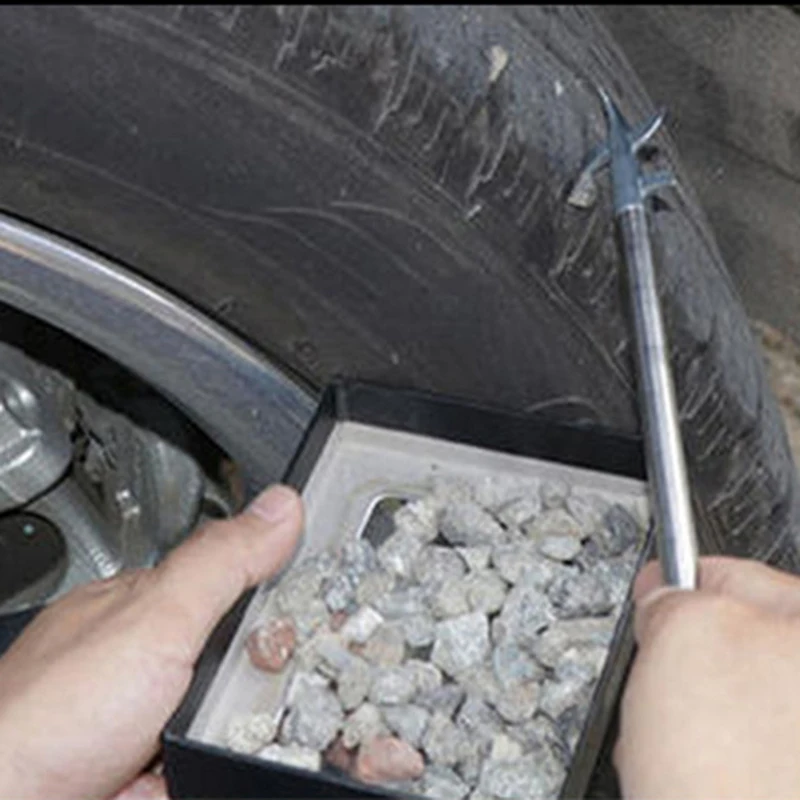 

Car Tire Stone Cleaner Groove Broken Stone Remover Tire Cleaning Hook Tire Cleaning Tool Car-styling