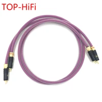 top hifi pair wbt 0144 2rca cable high end 6n ofhc audio cable hifi double rca signal line rca cable for xlo htp1