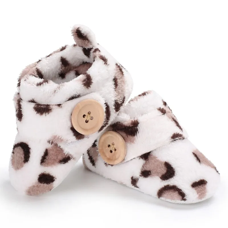 Zapatos antideslizantes con suelas suaves para beb&eacute;, botas informales, c&aacute;lidos, para Primavera e Invierno-1
