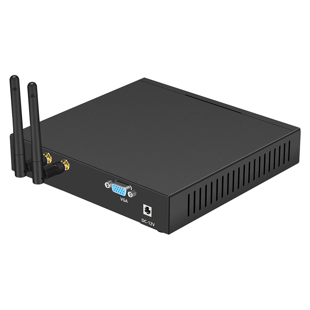 Безвентиляторный мини ПК Intel Celeron J1900 N2930 Windows 10 7 Linux настольный компьютер