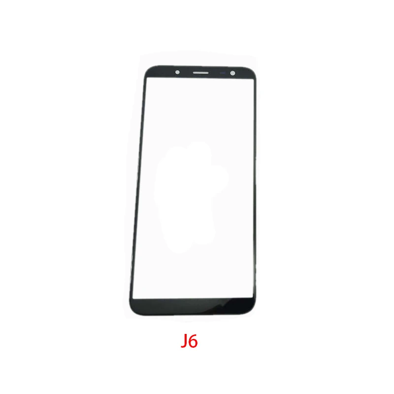Крышка сенсорной панели для Samsung Galaxy J4 Plus J6 внешнее переднее стекло Замена