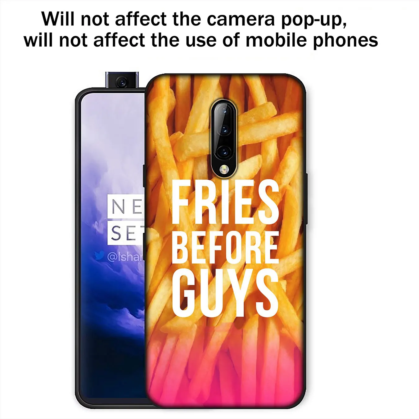 IYICAO милый пищевой Мягкий силиконовый чехол для телефона с картофелем фри