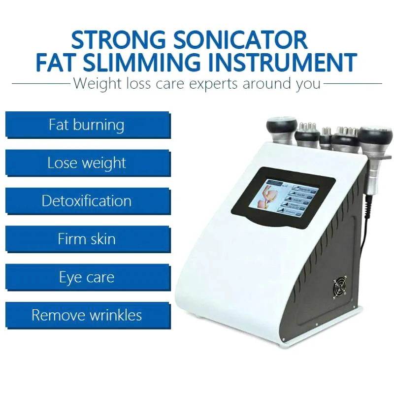 

5 In 1 Ultrasonic Liposuction Machine 40K Cavitation Fat Burning Vacuum Body Slimming Machine For Spa