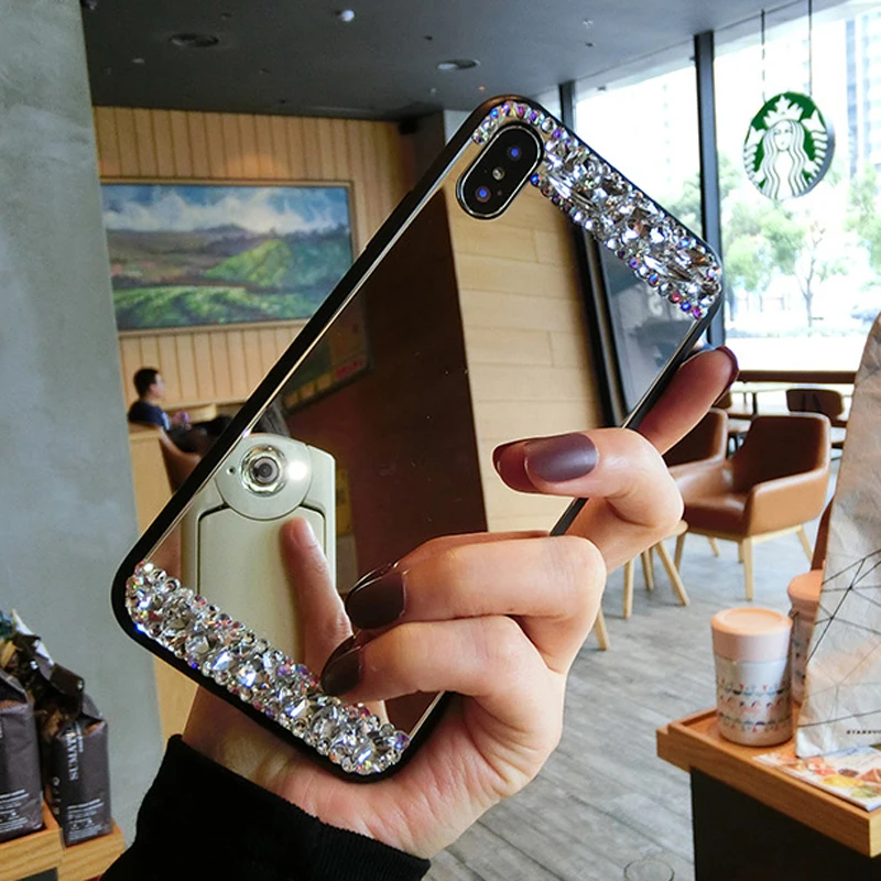 Чехол со стразами для телефона Huawei P Smart Plus Z 2019 P20 P30 Lite Pro Nova 3 4 5 6 Honor 8 9 10 Y5 2018 7S 8S 9S