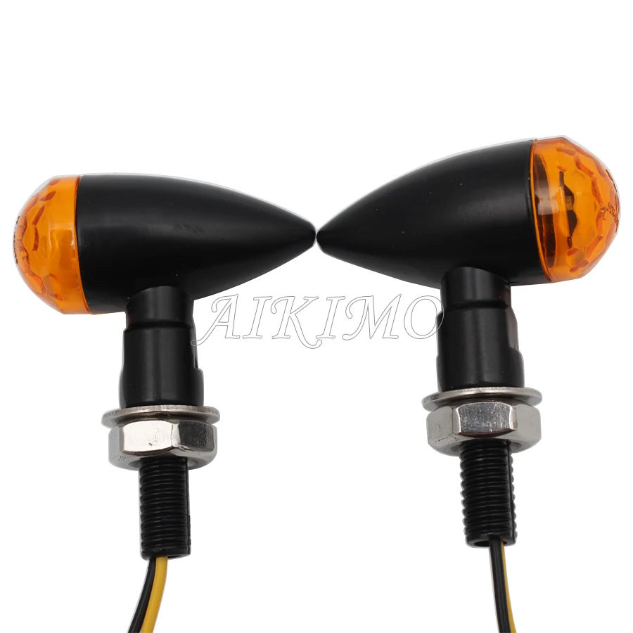 Индикатор сигнала поворота для мотоцикла Универсальный светодиодный желтый