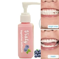30ml pressed toothpaste stain removal whitening blueberry toothpaste fight bleeding gums teeth whitening tool pasta de dientes