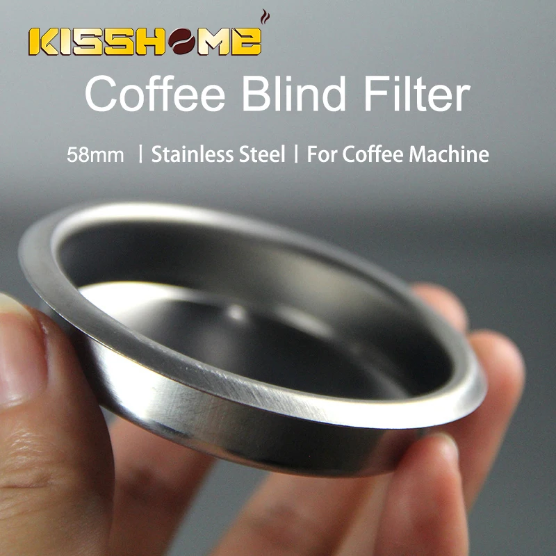 Пустая кофейная машина 58 мм фильтр из нержавеющей стали мойка - Цена: 227,03 - 283,60 руб.