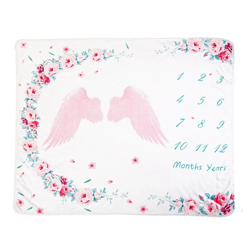 

23GD Baby Photography Props Newborn Blankets 12 Monthl/Years Background Blanket