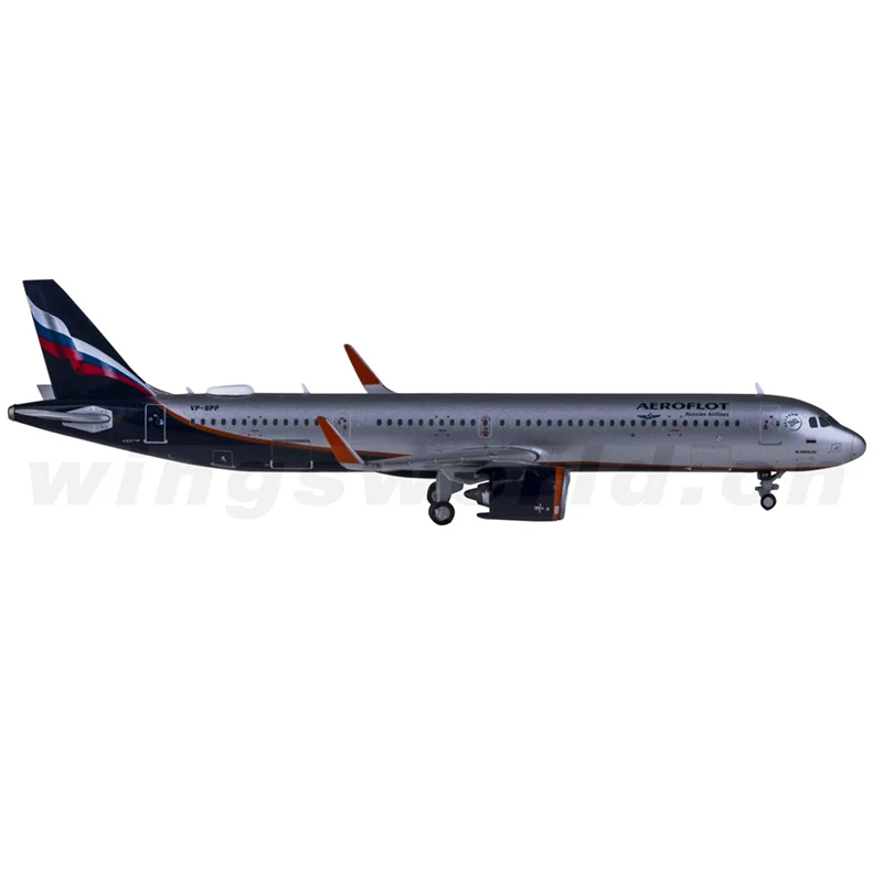 Масштаб 1:400 модель GJAFL1987 Aeroflot A321neo VP-BPP модели самолетов Airplanes Rossiya Авиакомпании