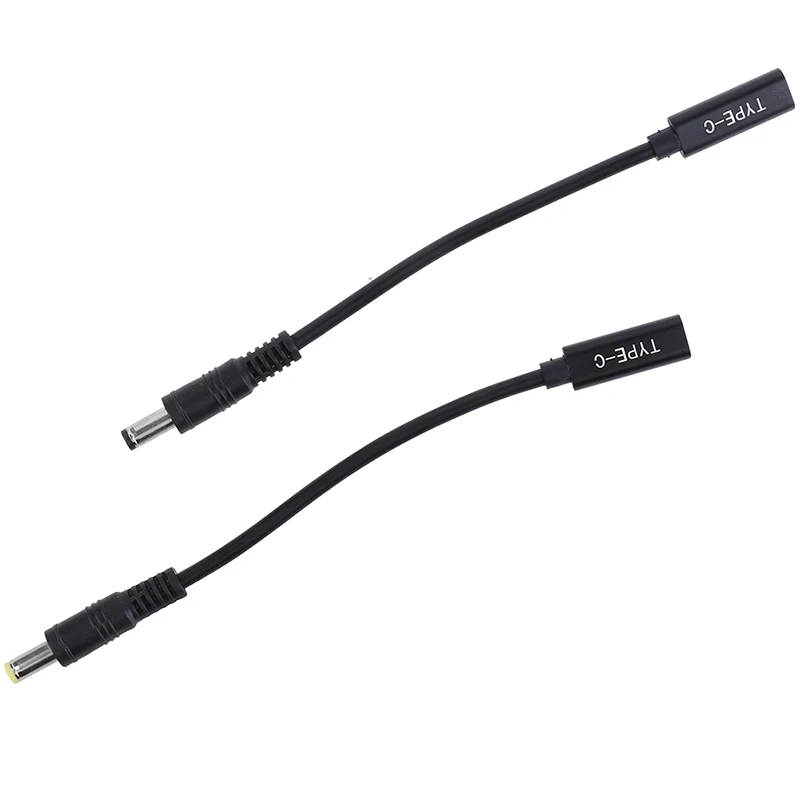 1Pcs Type C Female to DC 5525 5521 Male Power Charger Adapter Connector PD Cable | Компьютеры и офис