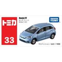 takara tomy tomica 33 honda fit diecast racing car collection model car toy gift for boys and girls children