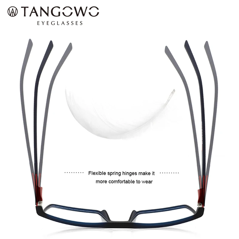 TANGOWO TR90 оправа для близорукости, очки, оправа для мужчин, стильные очки, оптические очки для глаз, очки по рецепту, мужские очки, прозрачные