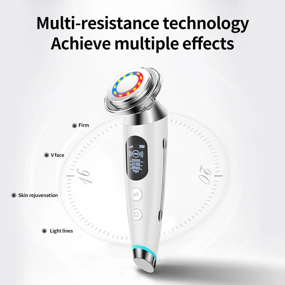Masażer do twarzy face massager RF urządzenie do liftingu twarzy LED Radio częstotliwość odmładzanie skóry usuwanie zmarszczek Lifting twarzy szyi szczuplejsze maszyny 4 Masażer do twarzy face massager RF urządzenie do liftingu twarzy LED Radio częstotliwość odmładzanie skóry usuwanie zmarszczek Lifting twarzy szyi szczuplejsze maszyny 4