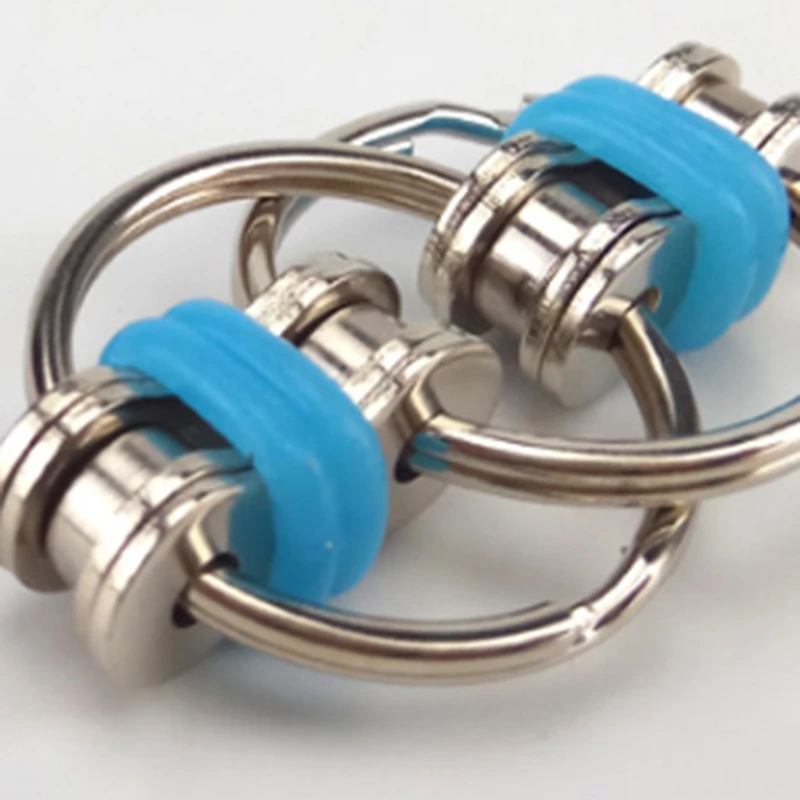 

Decompression Chain Toy Bicycle Chain Metal Keychain Toy Is Suitable for Adults and Children Decompression Chain