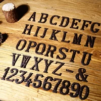 Metal Letters Numbers lettering Cast Iron Decoration House Sign Doorplate DIY Cafe Wall beautiful patina Symbol