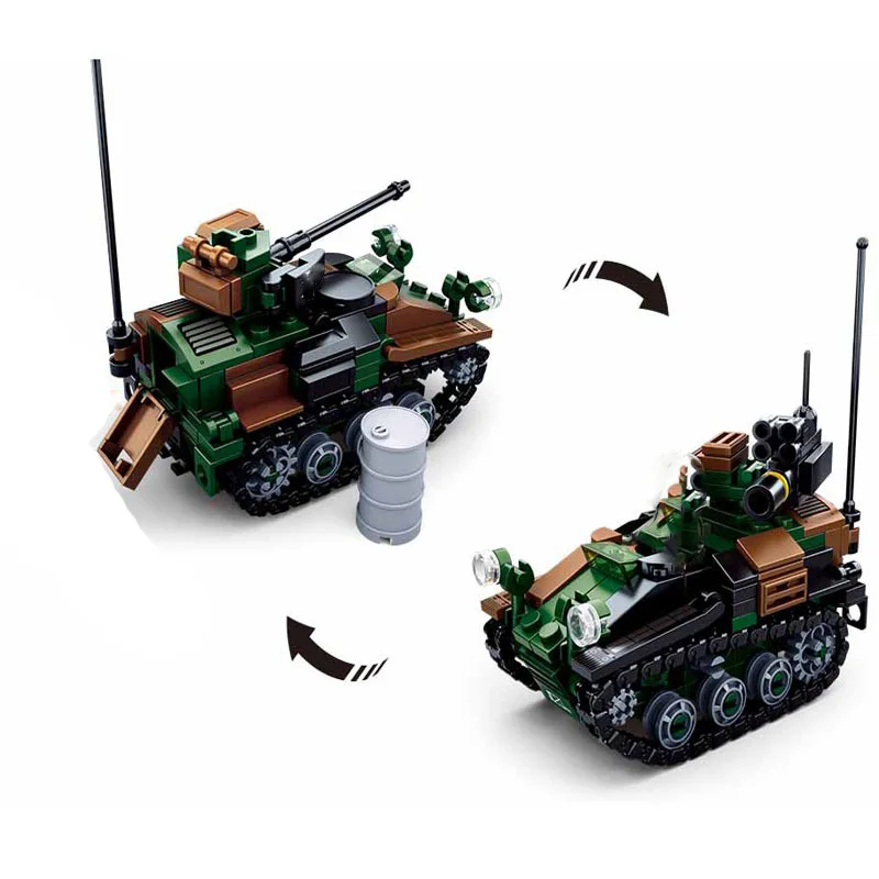Военная серия мировая война Германия Weasel 1 модель автомобиля солдат экшн-фигурки