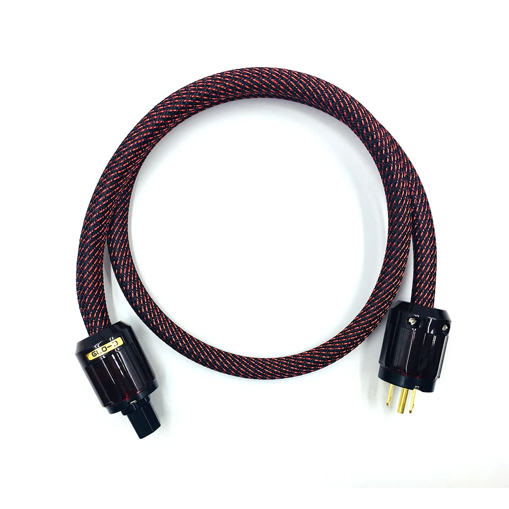 Colleimage Hi-End Hifi Audio Power Cable Cord cable with P-079E C-079 EU Plug AC line hifi audio amp | Электроника