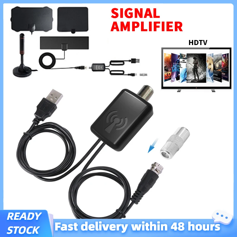 

TV Signal Amplifier Booster Convenience And Easy Installtion Digital HD For Cable TV For Fox Antenna HD Channel 25DB TV Receiver
