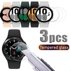 3 шт. 9H закаленное стекло для защиты экрана для Samsung Galaxy Watch 4 4044 мм Classic 4246 мм Watch 4 стекло защитное чувствительное