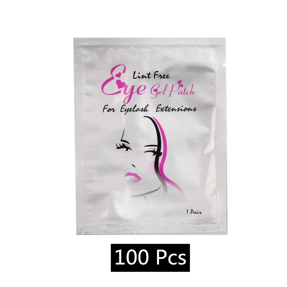 100 Pcs Girl 30/50/100 пар/лот глазные гель-патчи для ресниц, мини-лопасти вентилятора, кругов под глазами Бумага колодки, Прививка наращивания ресниц наклейки-заплатки - Цвет: 100 Pcs Girl