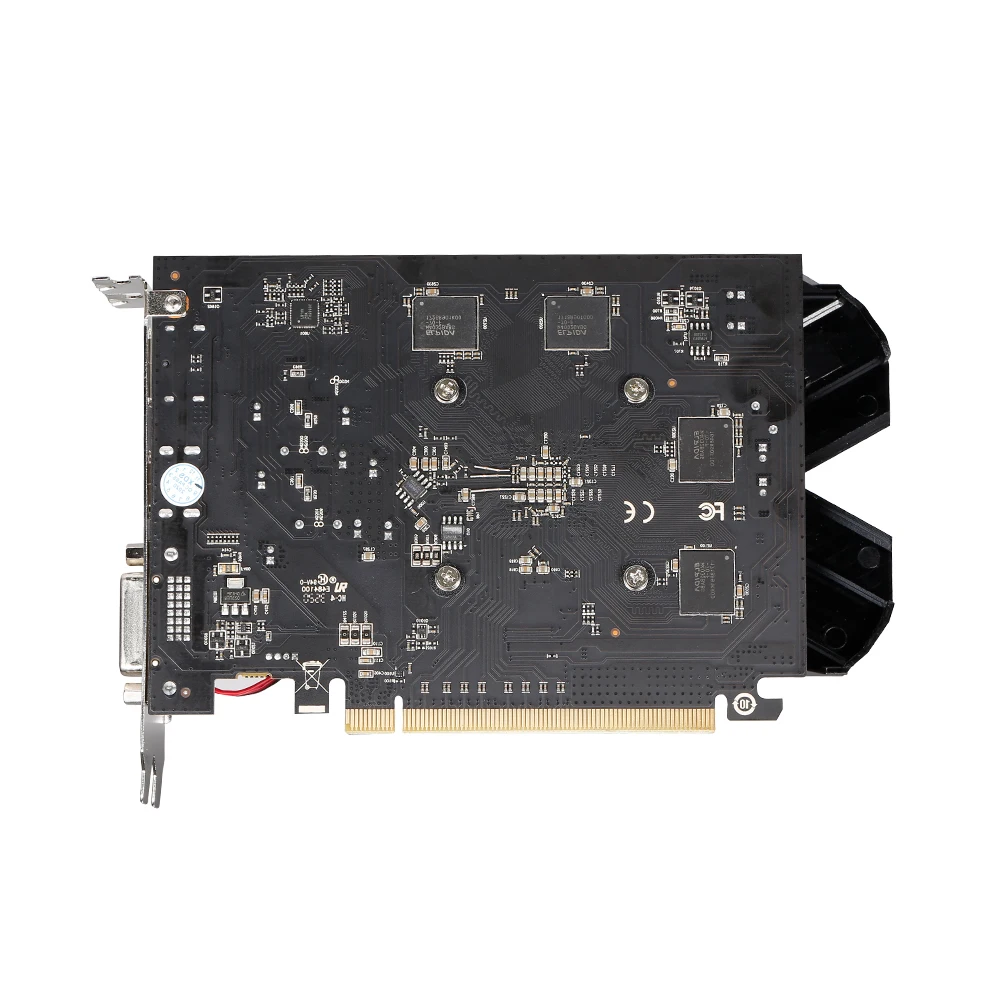 VEINEDA Graphic card rx 550 4G AMD GDDR5 128bit 1183MHz 6000MHz 14nm DP DVI 512units 14nm rx550 4gb video card