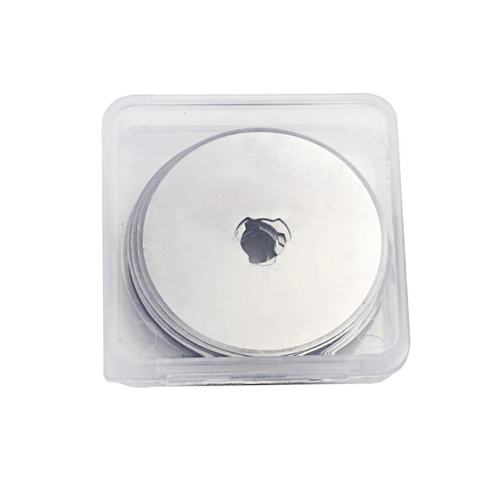 10 шт. 45 мм круговой режущий вращающийся нож для лоскутного шитья ткани кожи