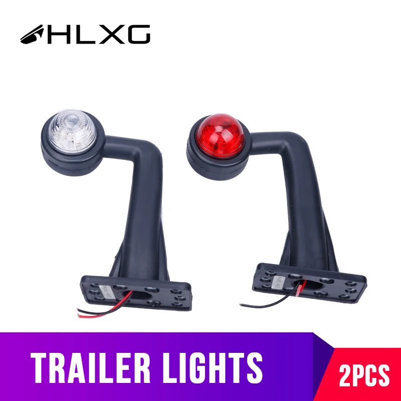 12 В Led локоть грузовик боковой габаритный фонарь снаружи авто лампа контур