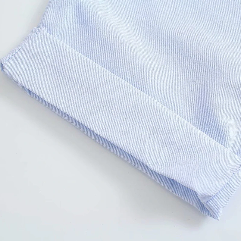 

Klacwaya Za 2021 Women Knot Decoration Poplin Solid Color V Neck Jumpsuits Chic Ladies Short Sleeve Casual Rompers