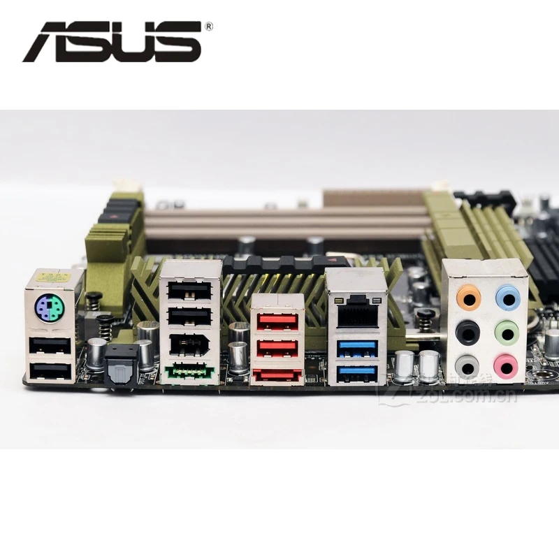 Original ASUS SaberTooth X58 1866Mhz 1600 6 x DDR3 LGA 1366 Motherboard ATX 24GB PCI-E X16 Desktop Computer Mainboard Plate Used