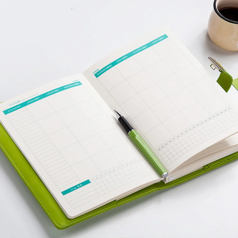 Запираемый блокнот формата A5 с твердым паролем 2020 Органайзер журнал