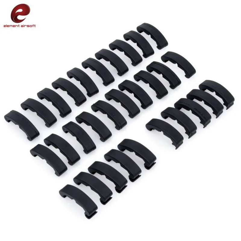 Element Airsoft тактический IndexClips рельсовая накладка зажимы черный Пикатинни Softair