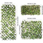 Выдвижной искусственный садовый решетчатый забор, расширяемый забор для конфиденциальности, деревянная лоза, рама для скалолазания, садовая растительная фотопанель