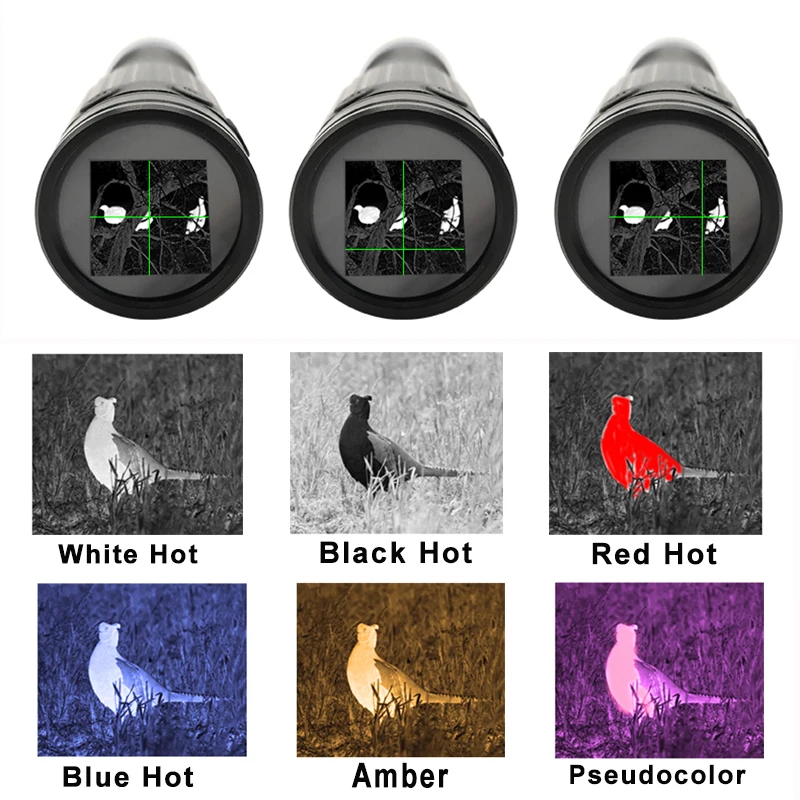 

S1 Tiny Thermal Imaging Monocular Crosshair Hotspot Trail Optical Hunting Scope Infrared Night Vision Thermal Camera Telescope