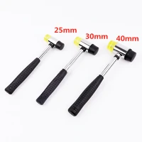 30mm rubber multifunctional hammer double faced work glazing window nylon hammer with round head diy hand tool for woodworking