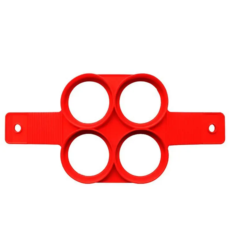 Силиконовая кухонная антипригарная форма для яиц откидная сковорода