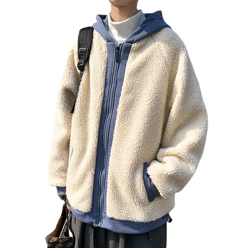 Осень-зима 2022 мужская повседневная куртка из бархата ягненка теплые модные