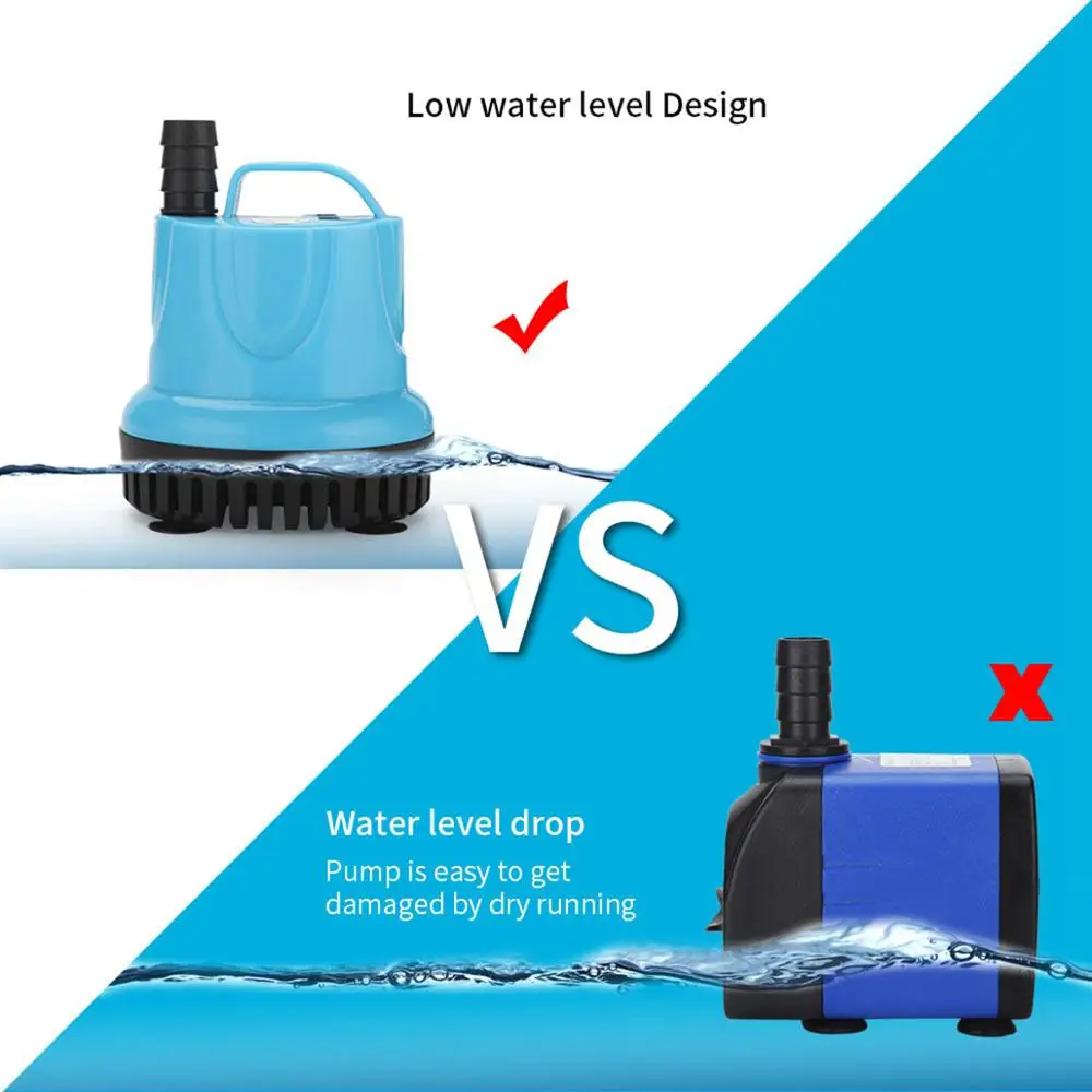 

Ultra-Quiet Submersible Water Pump Water Fountain Pump 10/18/25/45/60/85/105W