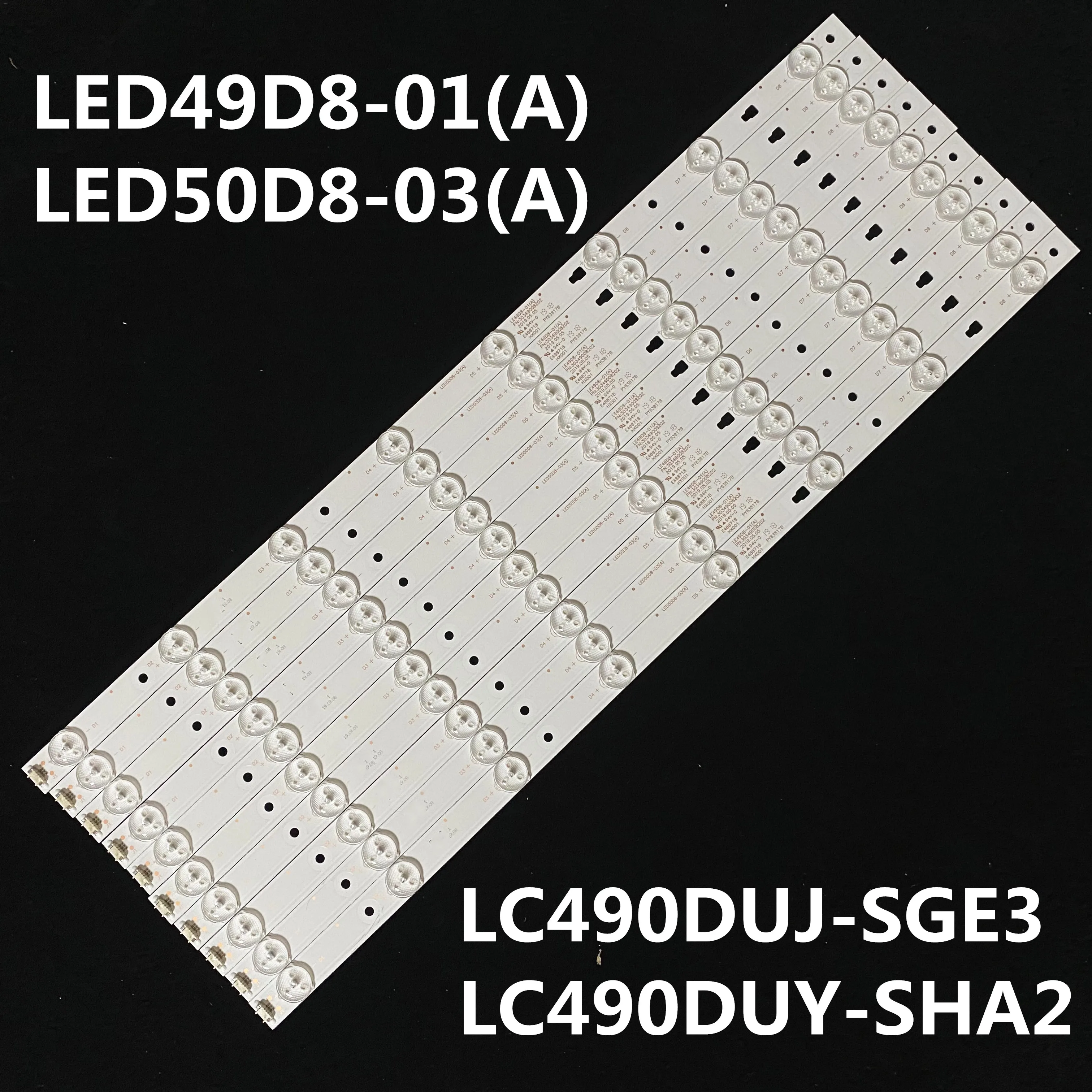 Светодиодная подсветка модель 49 дюймов Φ JVC LED 49D8 01(A) светодиодный 50D8