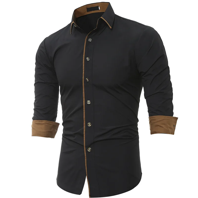 

Long sleeve shirt SKU: 5227 new men's shirts leisure cultivate morality