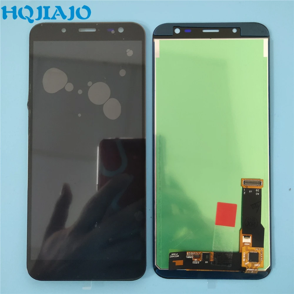 Тест ЖК s экран для samsung J600 J6 Отрегулируйте ЖК-дисплей сенсорный экран дигитайзер в сборе для samsung Galaxy J6 J600F J600G