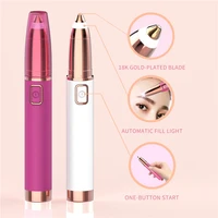 electric eyebow trimmer for face hair remover quick cleaning lips hairs shaver women beauty trimming machine