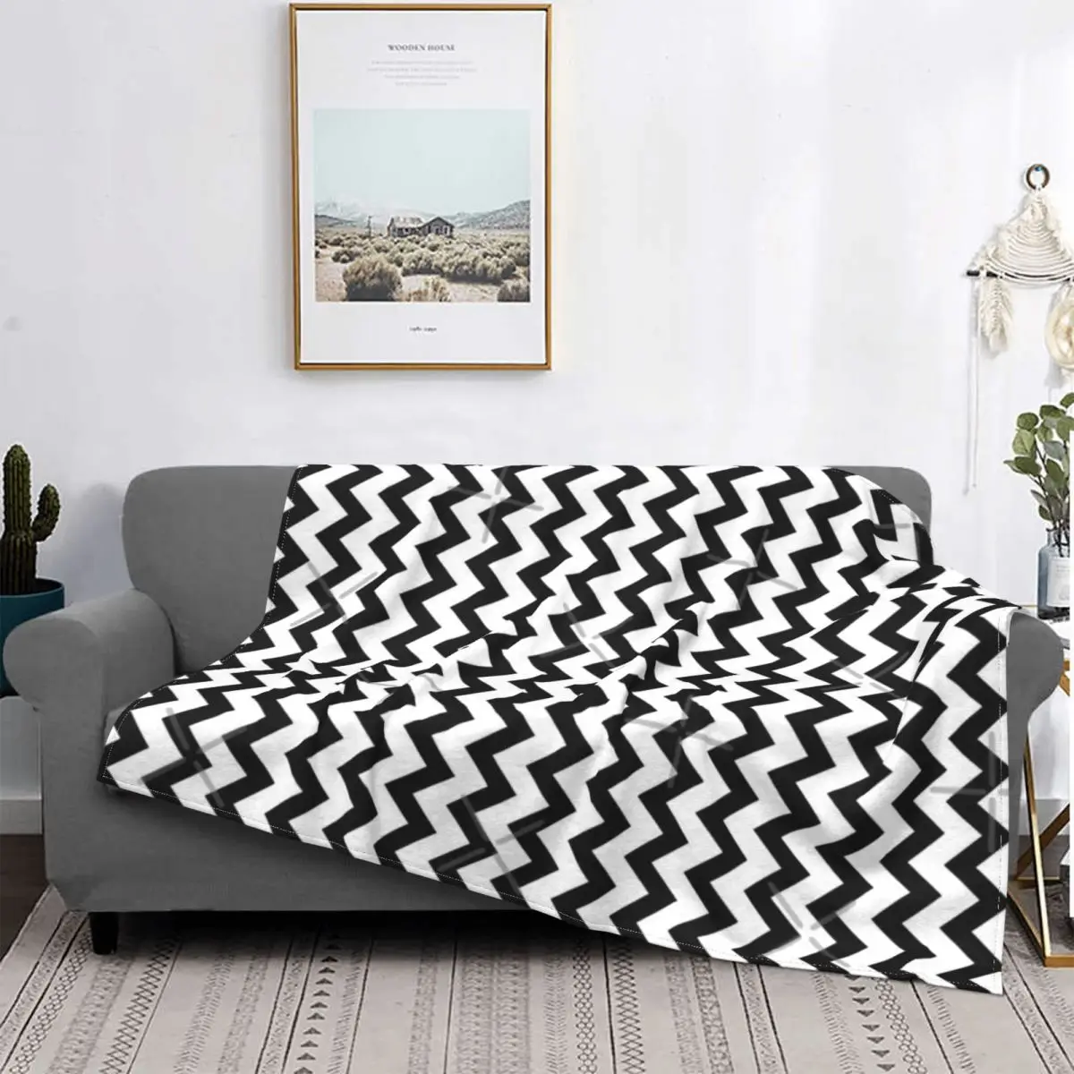 

Черно-белое одеяло с шевронным узором покрывало для кровати клетчатое покрывало пушистое пляжное одеяло в клетку одеяла и одеяло