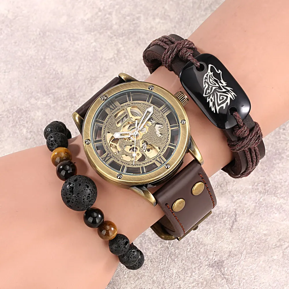 

2021 механические наручные часы, мужские роскошные Брендовые спортивные часы с хронографом, водонепроницаемые мужские часы с кожаным ремешк...