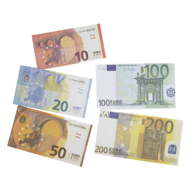 

100Pcs/set Magic Props Banknotes Simulation Euro/South Korean Won Currency Props Party Toys kids gift toy